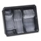 Dixie Cutlery Keeper Tray with Plastic Forks/Knives/Spoons - Clear (180/Box)
